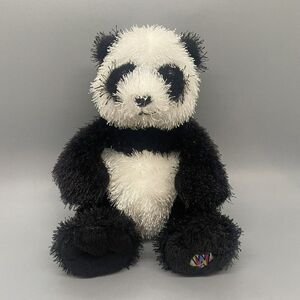 Ganz Panda Bear Webkinz Black White No Code Stuffed‎ Animal Plush Toy 7"